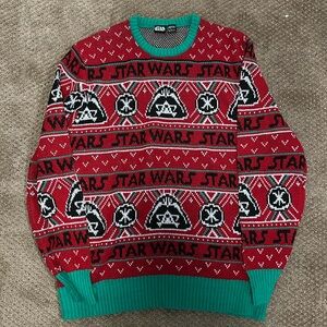 Star Wars Holiday Christmas Sweater Mens XL